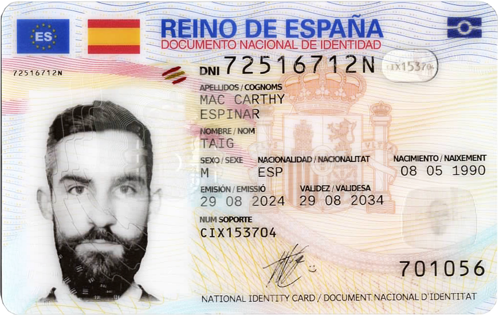 DNI Front